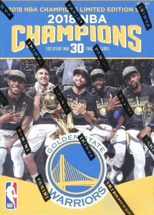 2018 Panini Golden State Warriors NBA Finals Champions Factory Sealed Box Set-1