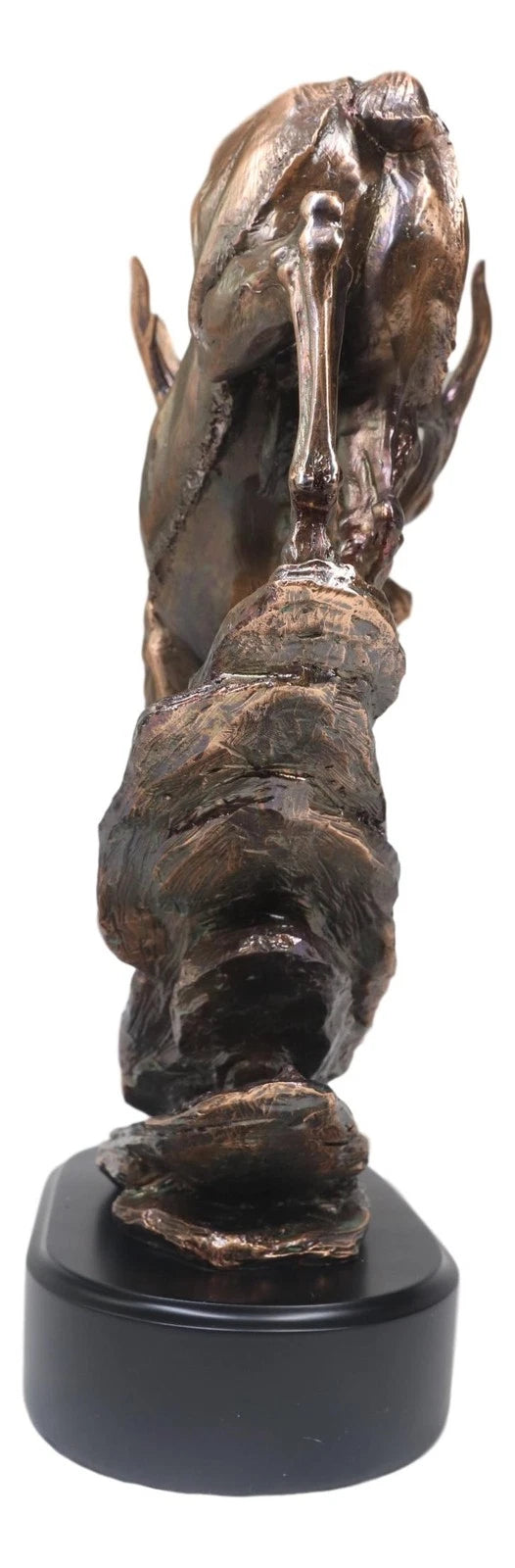 Large Bellowing Wapiti Bull Elk Deer Rustic Bronze Electroplated Finish Statue-8