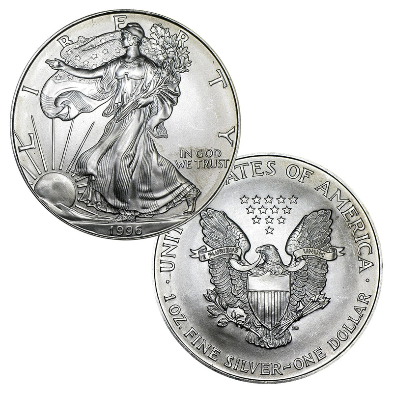 1996 $1 American Silver Eagle - Brilliant Uncirculated-1