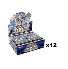 Yugioh Power of the Elements Factory Sealed Booster Case! (12 Boxes) Unlimited-1