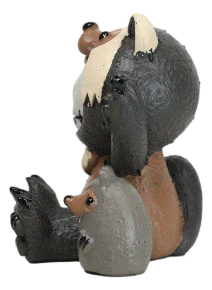 Furry Bones Hugh The Skunk Bear Wolverine Voodoo Skeleton Figurine Collectible-6