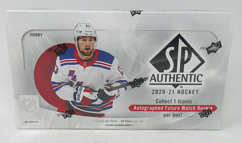2020/21 Upper Deck SP Authentic Hockey Box (Hobby) (18/5)-1