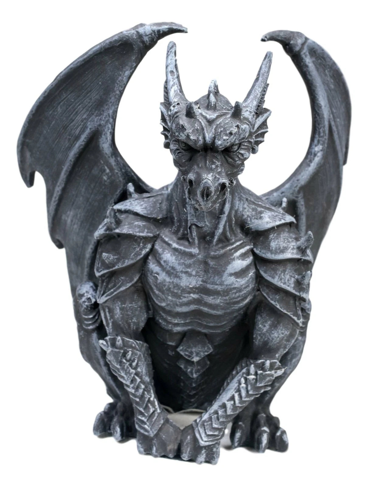 Crouching Gothic Winged Dragon Guardian Chimera Gargoyle Decorative Figurine-2