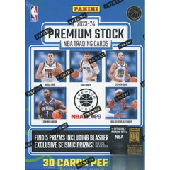 2023/24 Panini PREMIUM STOCK Basketball Blaster Sealed Box-5 PRIZM! Wemby RC YR!-2