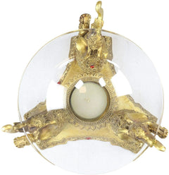Feng Shui Trio Golden Triple Elephant Oil Burner Home Decor-3