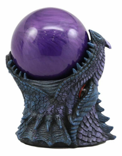 Figura gigante de dragón Bahamut serpentino que consume arena en forma de bola de tormenta, decoración para el hogar-1