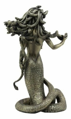 Greek Goddess The Temptation Of Medusa Statue Luring Gorgon's Gaze Figurine-5