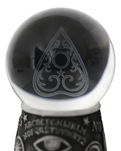 Tablero espiritual de ouija wicca, plancheta de mal de ojo, bola de cristal LED para mirar-2