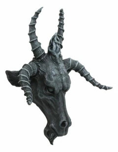Eliphaz Levi Sabbatic Goat Baphomet Wall Plaque 8.5" Wide Collectible-3