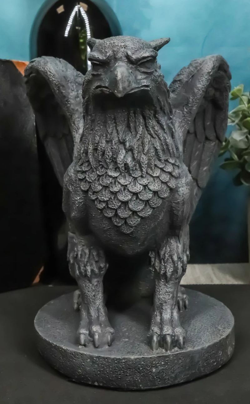 Estatua de gárgola, león, águila y grifo, decoración para el hogar, 17 cm de alto-4