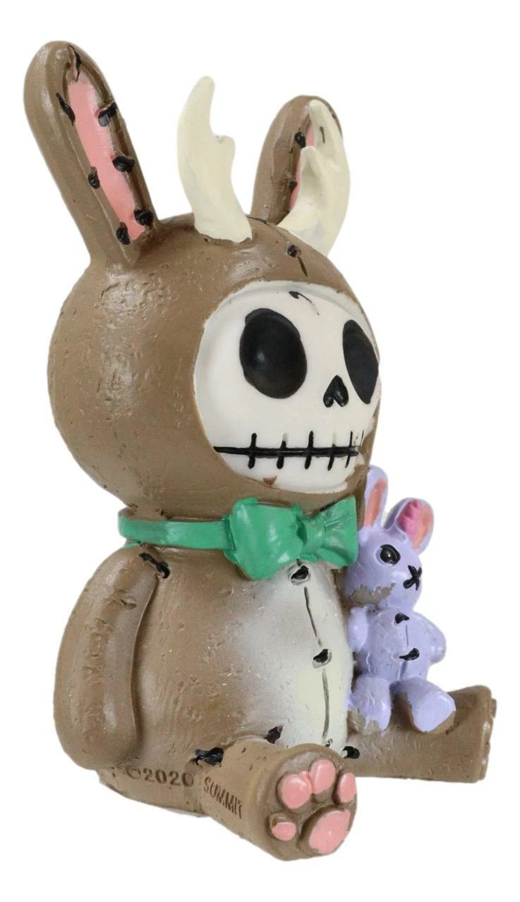 Furrybones Bun Bun Lope Christmas Jackalope With Unicorn Skeleton Figurine-4