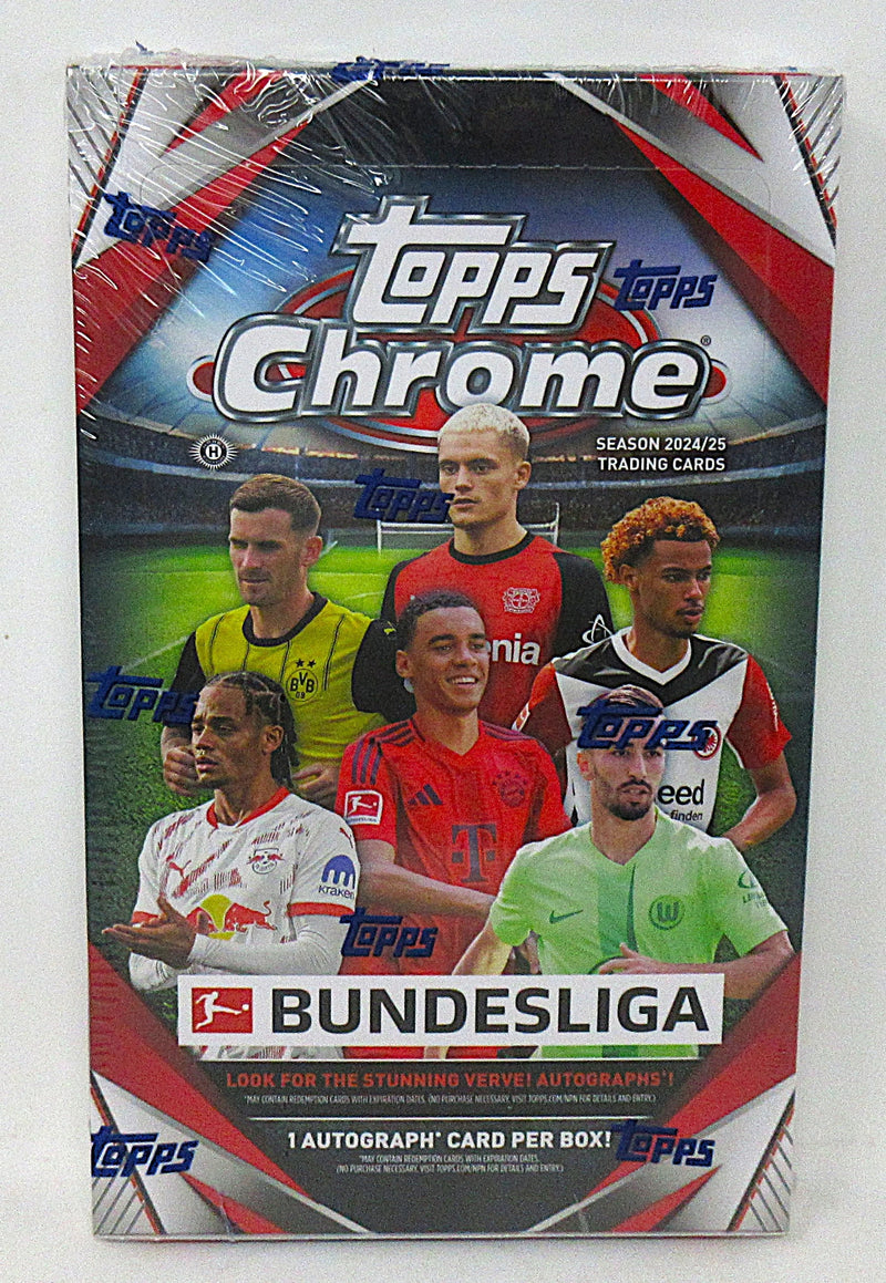 2024/25 Topps Chrome Bundesliga Soccer Box (Hobby) (20/4)-1