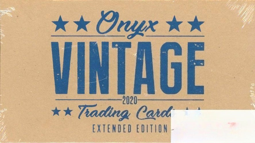 2020 Onyx Vintage Extended Baseball Factory Sealed HOBBY Box-2 ON-CARD AUTOS !
