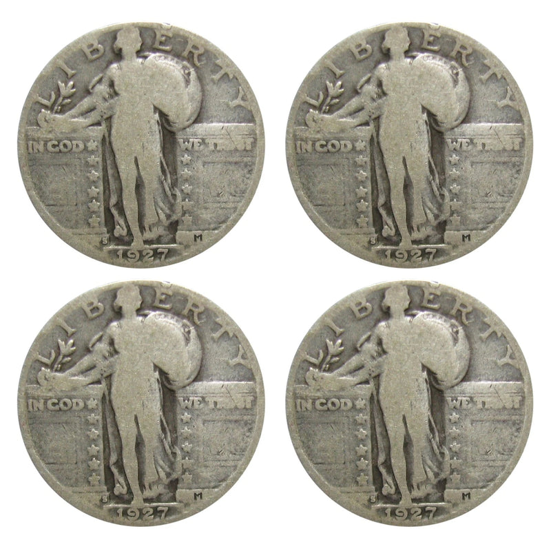 $1 Face - 90% Silver Standing Liberty Quarters Circulated - Random Date-2