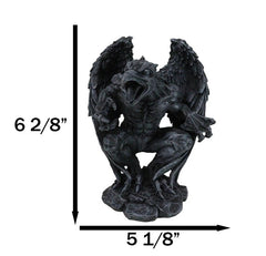 Gothic Winged Avian Eagle Bird Renegade Gargoyle Decorative Figurine 6.25"H-7