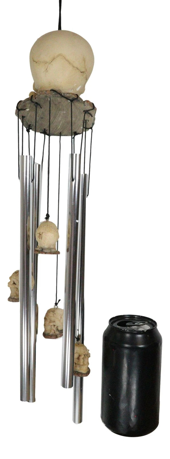 Halloween Freaky Oversized Skull Wind Chime Home Patio Skeleton Cranium Decor-6