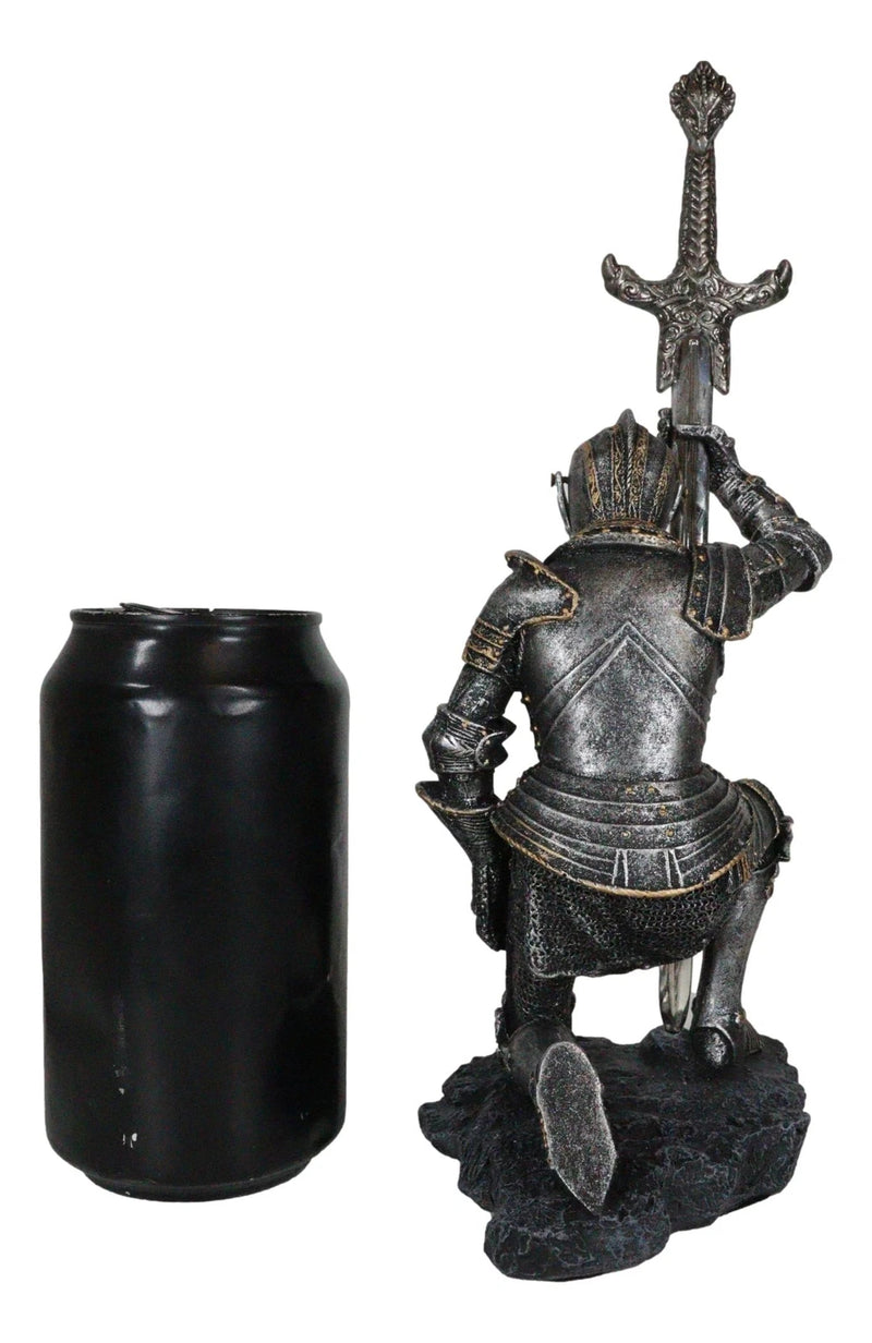 The Accolade Kneeling Medieval Knight Excalibur Sword Letter Opener Figurine-9