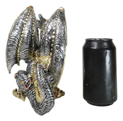Geared Mechanical Look Steampunk Dragon Cyber Robot Decorative Sculpture-8