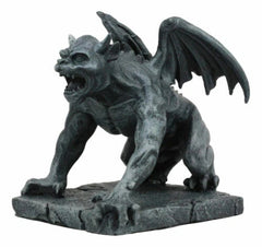 Winged Demonic Gargoyle Statue Gothic Night Crawler Sentry Stone Devil-3