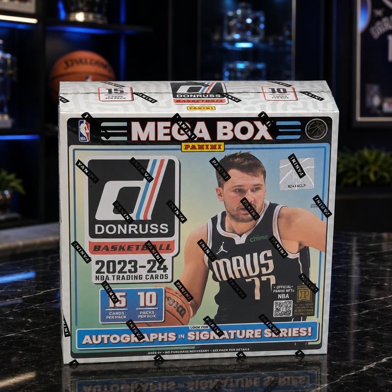 Donruss Basketball Trading Cards 2023-24 Panini NBA Mega Box, 150 Cards, 10 Factory Sealed Packs, 15 Cards Per Pack, Rated Rookies-1