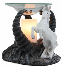 Figura calentadora de tartas eléctrica de unicornio blanco de Twisted Trees-5