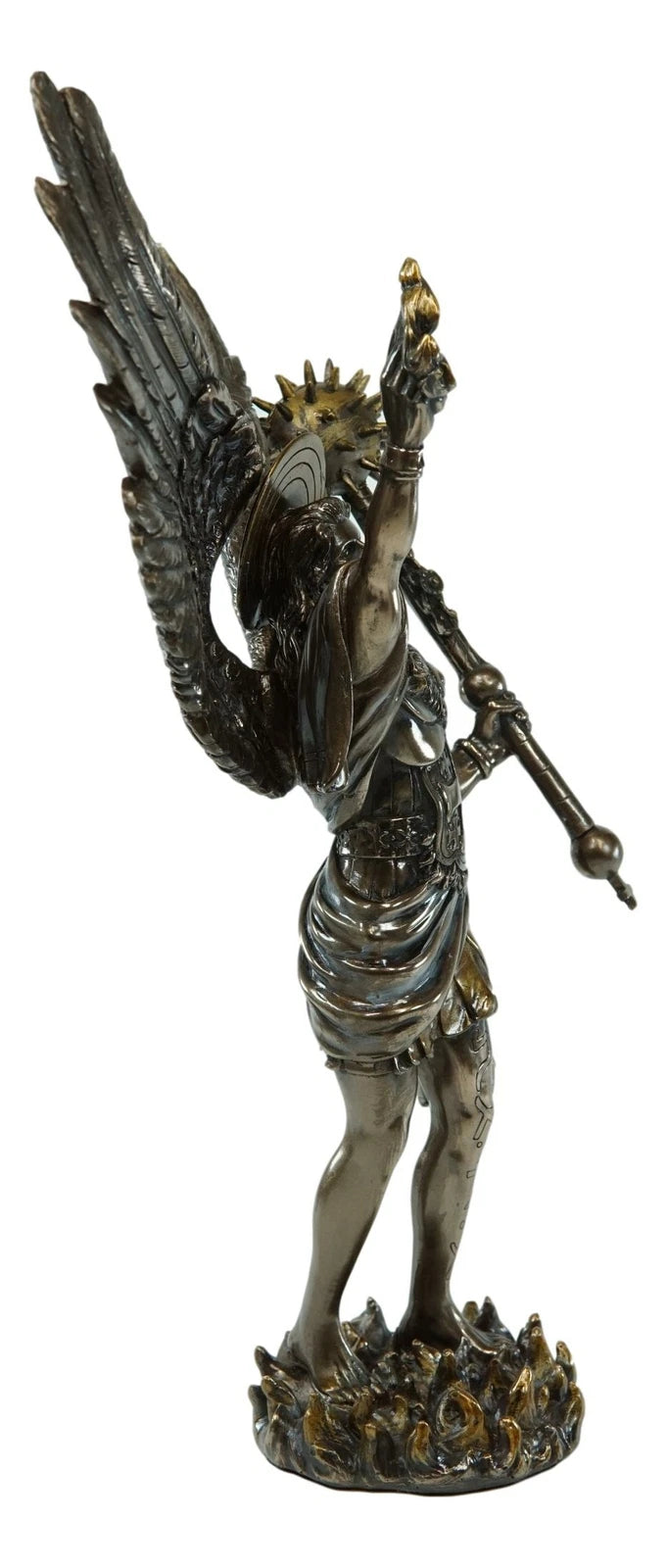 Saint Uriel Archangel Statue Light of God Cherub Angel of Repentance-5