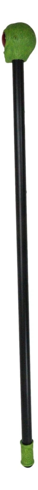 Green Roswell UFO Alien Extra Terrestrial Decorative Cosplay Prop Swagger Cane-9