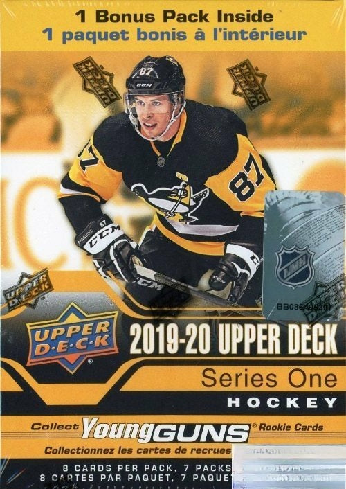(5) 2019/20 Upper Deck Series 1 Hockey HUGE Factory Sealed Blaster Box-YOUNG GUN