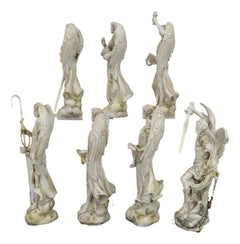 Conjunto de figuras del Arcángel Miguel, Gabriel, Rafael, Sealtiel, Barachiel, Uriel, Jegudiel-4