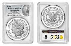Dólar de plata Morgan Proof 2023-S, PF-70, primera acuñación (PCGS)-3