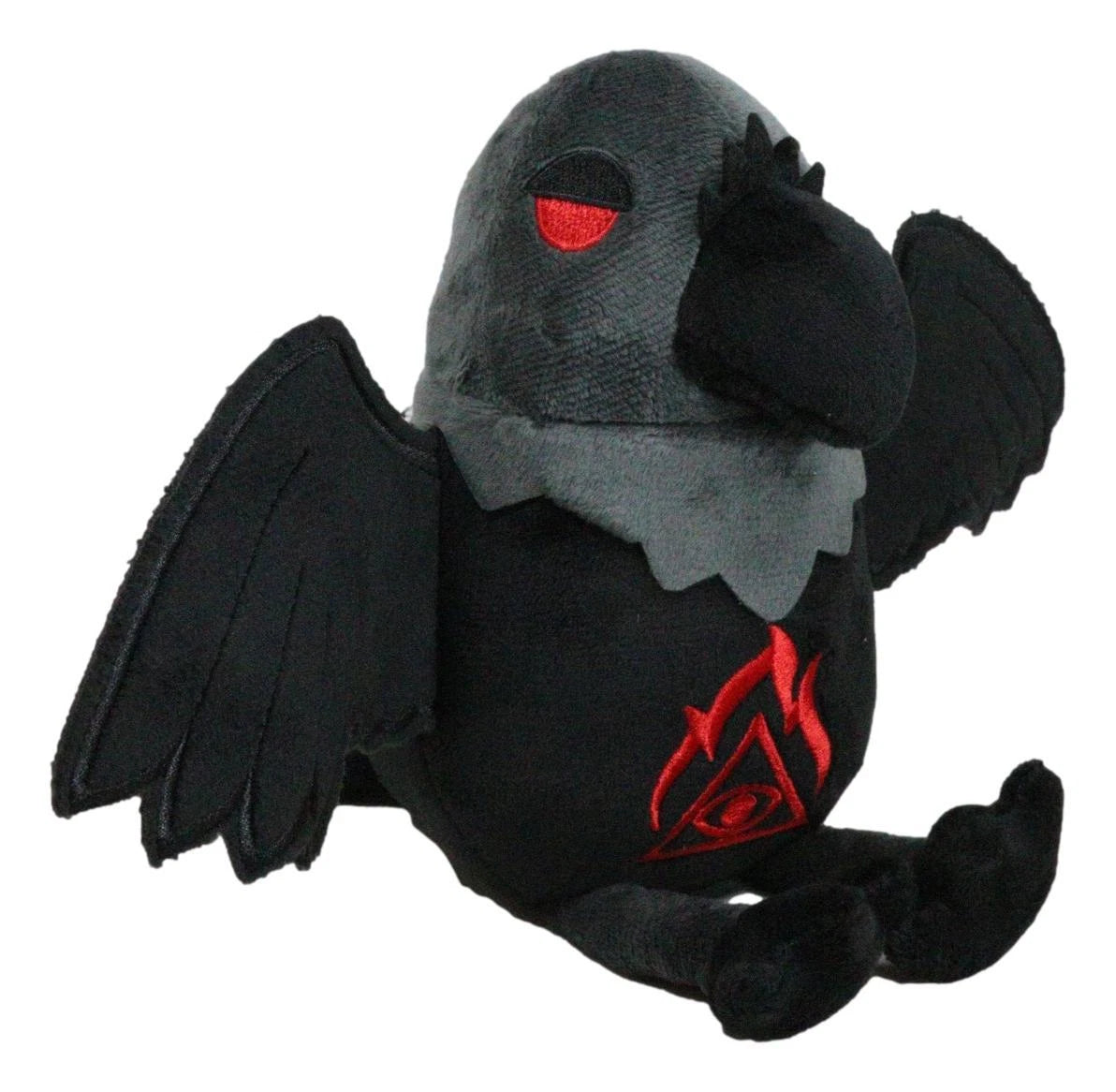 Mythical Fantasy Legend Gothic Quoth The Raven Nevermore Soft Plush Toy Doll-3