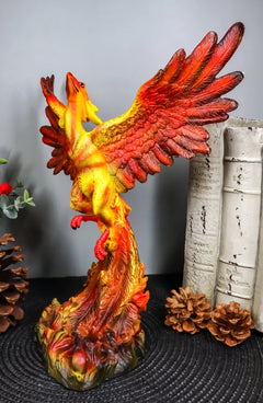 Fawkes Resurrection The Phoenix Fire Bird Statue Symbol of Transformation-2