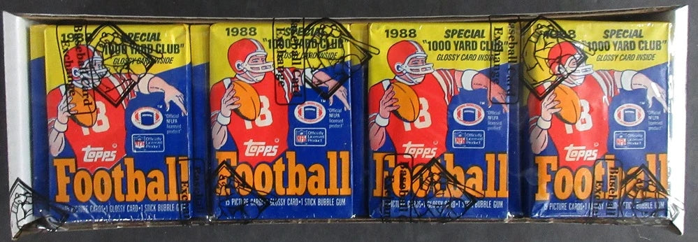 1988 Topps Football Unopened Wax Pack (Lot of 36) (BBCE)-1
