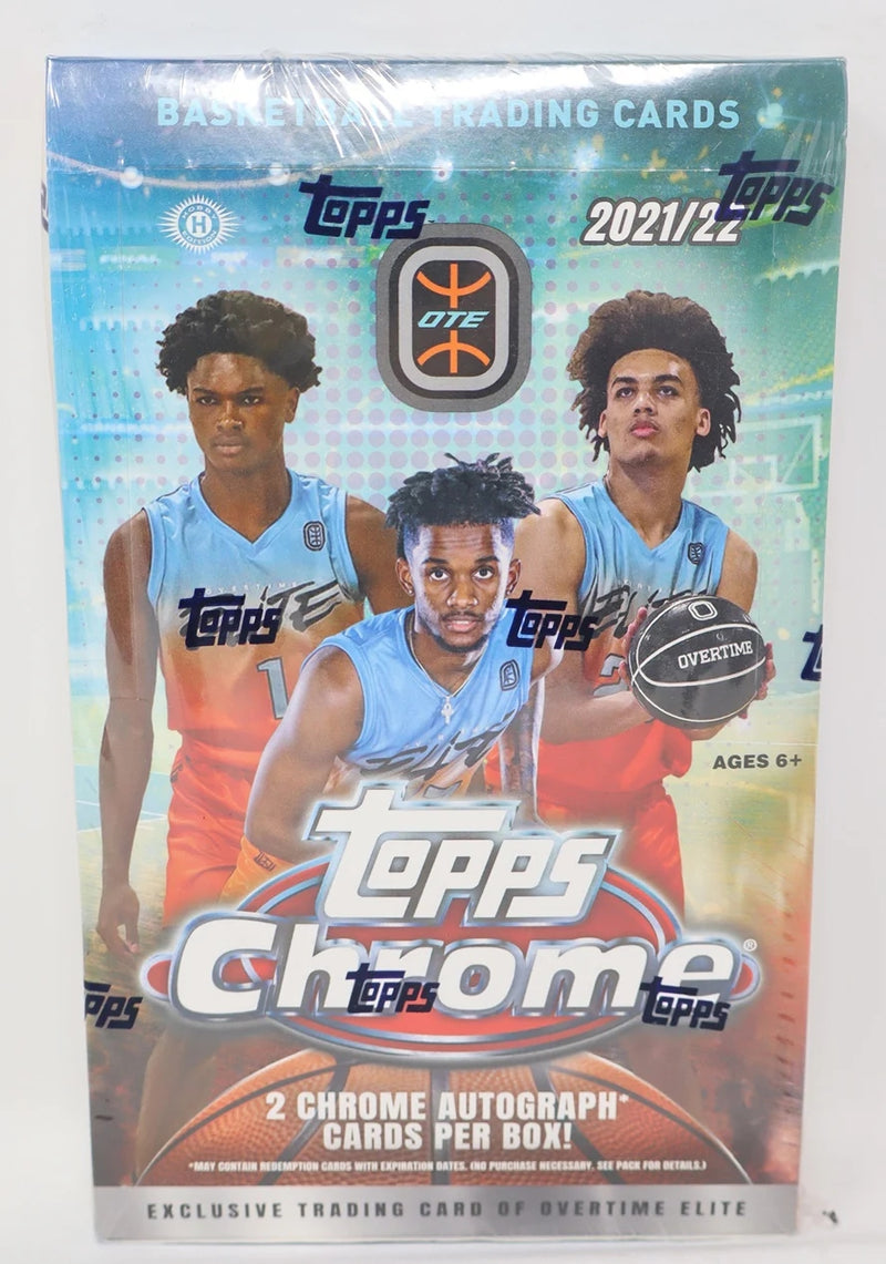 2021/22 Topps Chrome Overtime Elite Basketball Box (OTE) (Hobby) (18/4)-1