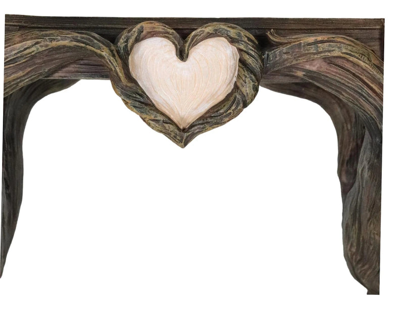Whimsical 2 Climbing Black Bears By Forest Tree Branches Floating Wall Shelf-9