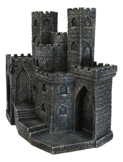 Medieval Castle Fortress Display Stand And 12 Mini Crusader Knights Figurine Set-6