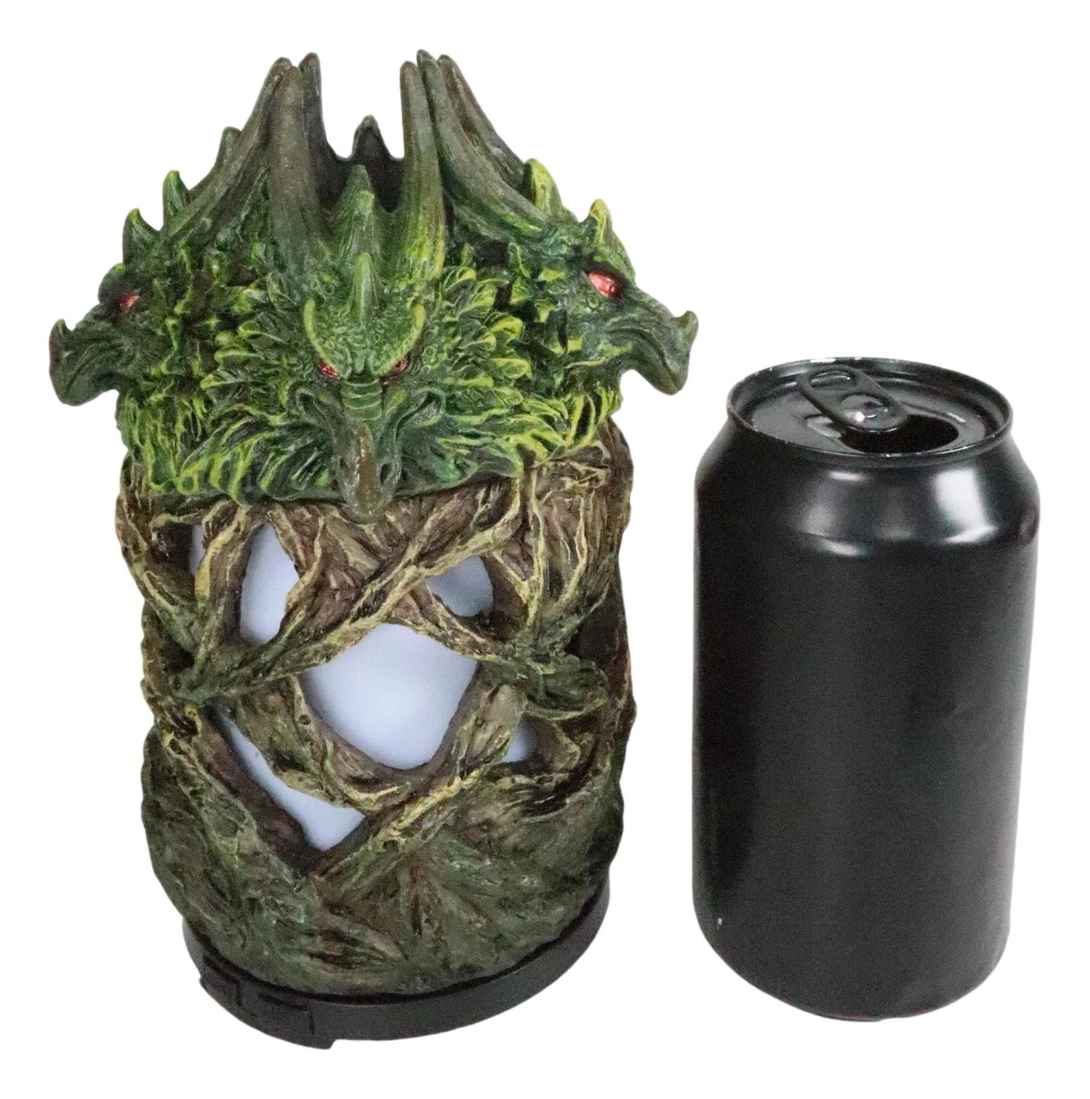 Greenman Dryad Tree Hydra 4 Headed Dragon Aroma Oil Diffuser W/ LED Lights-5