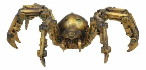 Steampunk Robotic Spider Statue Cyborg Gargantuan Arachnid Tarantula Figurine-4