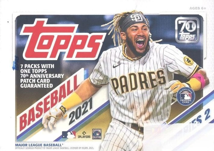 2021 Topps Series 2 Baseball EXCLUSIVE Factory Sealed Blaster Box-70th PATCH!-1
