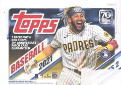 2021 Topps Series 2 Baseball EXCLUSIVE Factory Sealed Blaster Box-70th PATCH!-1