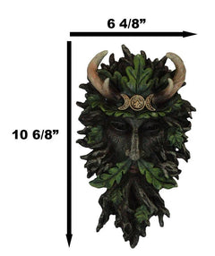 Antler King Crown Celtic Greenman Wicca Triple Moon Tree Ent Wall Decor Plaque-5