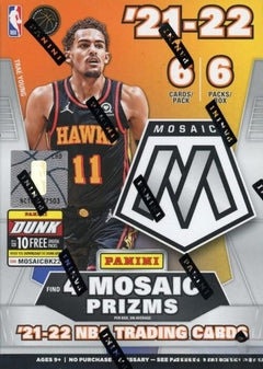 2021/22 Panini Mosaic Basketball EXCLUSIVE Sealed Blaster Box-MOSAIC PRIZMS!-2