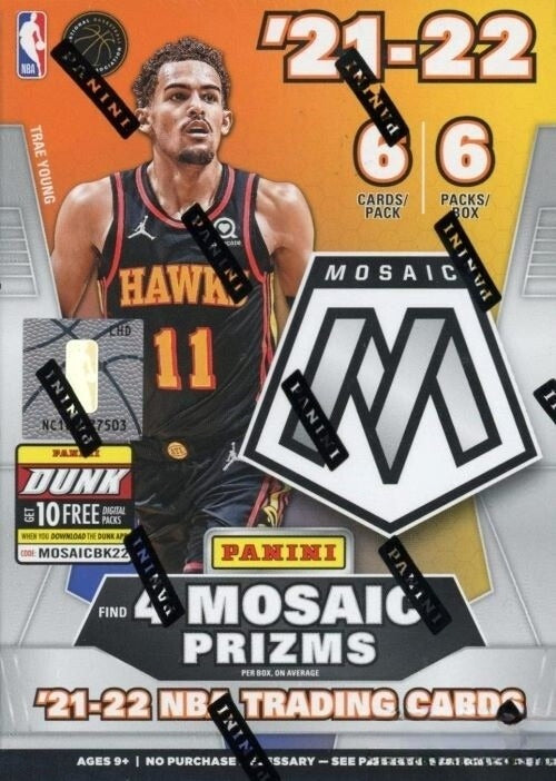 2021/22 Panini Mosaic Basketball EXCLUSIVE Sealed Blaster Box-MOSAIC PRIZMS!-2