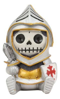 Furry Bones Medieval Suit of Armor Knight Sir Kay Skeleton Figurine Furrybones-2