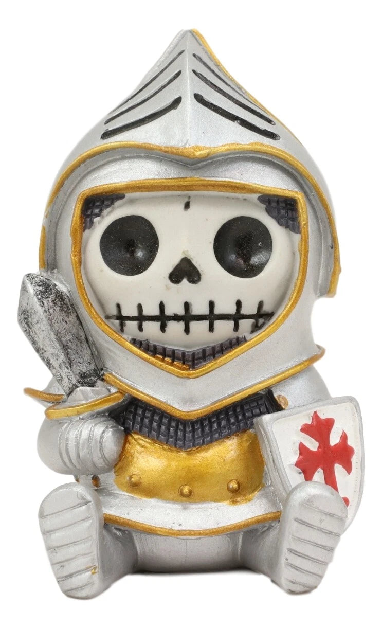 Furry Bones Medieval Suit of Armor Knight Sir Kay Skeleton Figurine Furrybones-2