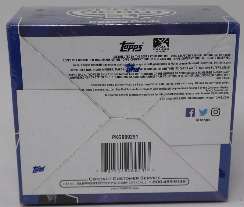 2020 Topps Pro Debut Baseball Jumbo Box (Hobby) (6/24)-2