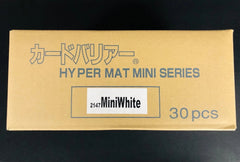 KMC HYPER MAT MINI CASE! (WHITE) 30 PACKS - 60 SLEEVES EACH - YUGIOH / CARDFIGHT-2