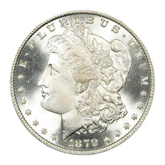 1879 O Morgan Silver Dollar $1 Brilliant Uncirculated BU 90% Silver-2