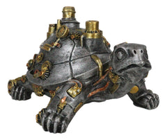 Victorian Steam Age Nautical Steampunk Geared Bionic Turtle Tortoise Figurine-4