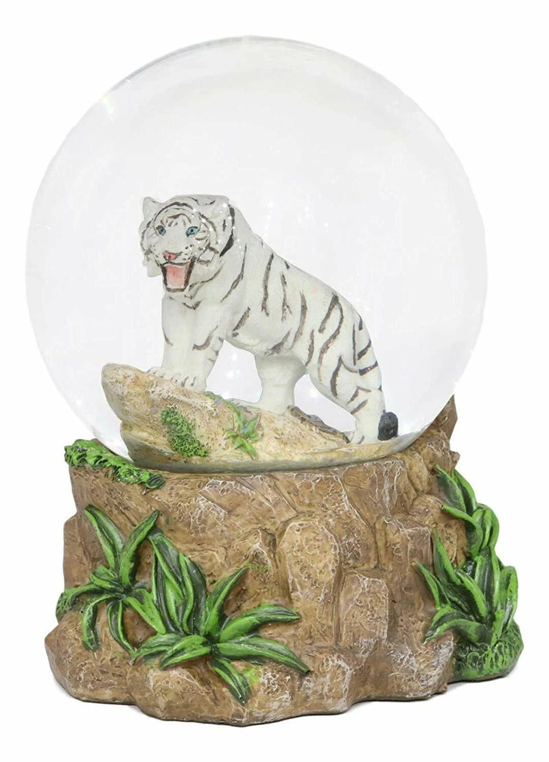 Bosque Jungla Depredador Blanco Alaska Siberiano Tigre Blanco Bola de Nieve Brillante-4